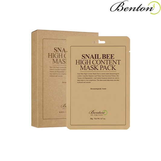 Snail Bee High Content Mask (10 pcs)